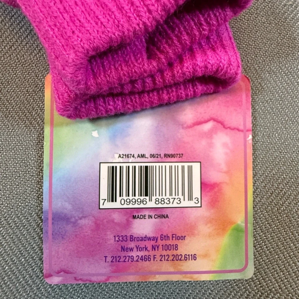 Lola Hot Pink Tech Touchscreen Knit Gloves One Size NWT A21674 2255